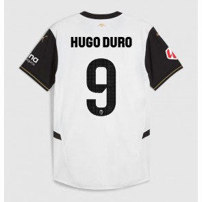 Valencia Hugo Duro #9 Domaci Dres 2024-25 Kratak Rukavima